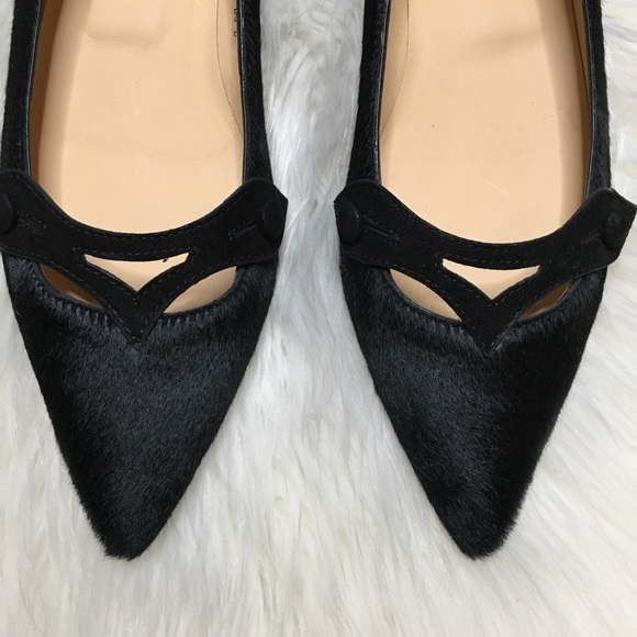 ❗️SOLD❗️Tod’s Calf Hair Leather Pointed Toe Flats - Picture 2 of 9